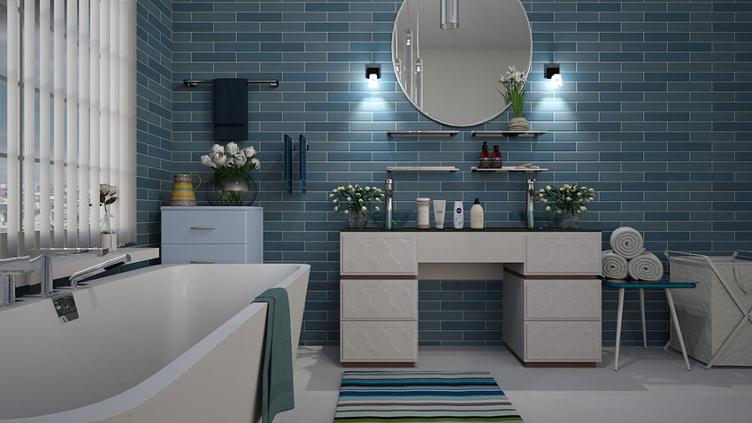 Achat du carrelage pour salle de bain (@pixabay.com)